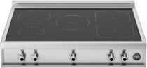 Bertazzoni - 36 in. Wide 5 Element Induction Rangetop - Black