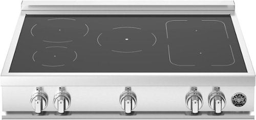 Bertazzoni - 36 in. Wide 5 Element Induction Rangetop - Black