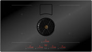 Bertazzoni - 36 in. Wide 4 Element Induction Downdraft Cooktop - Black