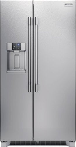 Frigidaire - Professional 36 in. Wide 22.3 Cu. Ft. Side by Side Counter Depth Refrigerator - Smudge Proof Stainless Steel