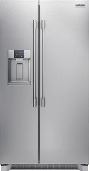 Frigidaire - Professional 36 in. Wide 22.3 Cu. Ft. Side by Side Counter Depth Refrigerator - Smudge Proof Stainless Steel