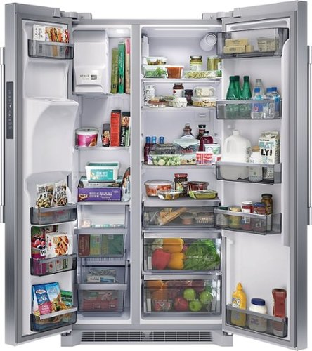 Frigidaire - Professional 36 in. Wide 22.3 Cu. Ft. Side by Side Counter Depth Refrigerator - Smudge Proof Stainless Steel