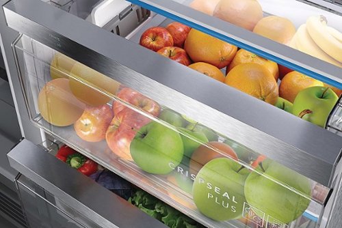 Frigidaire - Professional 36 in. Wide 22.3 Cu. Ft. Side by Side Counter Depth Refrigerator - Smudge Proof Stainless Steel