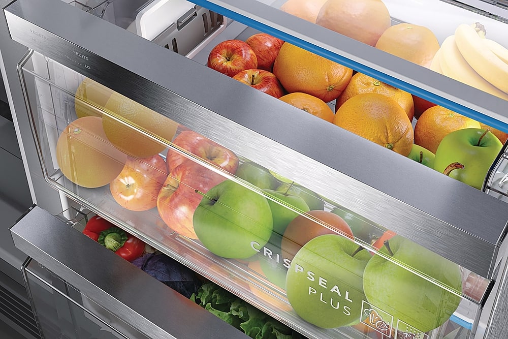 Frigidaire - Professional 36 in. Wide 22.3 Cu. Ft. Side by Side Counter Depth Refrigerator - Smudge Proof Stainless Steel