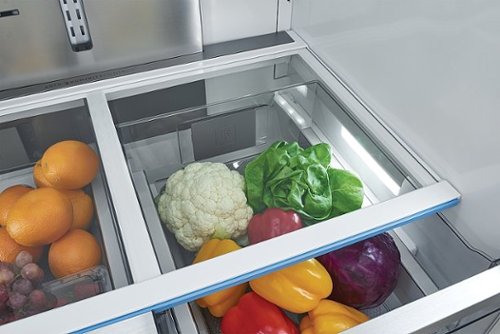 Frigidaire - Professional 36 in. Wide 27.8 Cu. Ft. French Door Refrigerator with CrispSeal Technology - Smudge Proof Stainless Steel