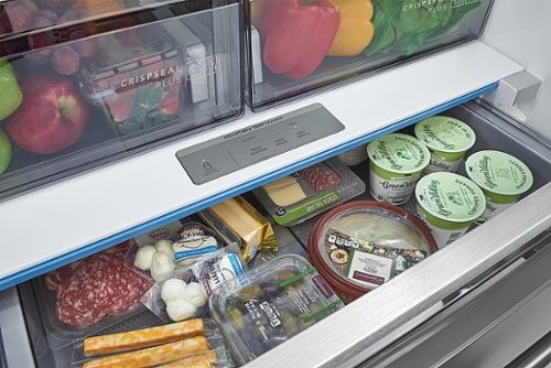 Frigidaire - Professional 36 in. Wide 27.8 Cu. Ft. French Door Refrigerator with CrispSeal Technology - Smudge Proof Stainless Steel