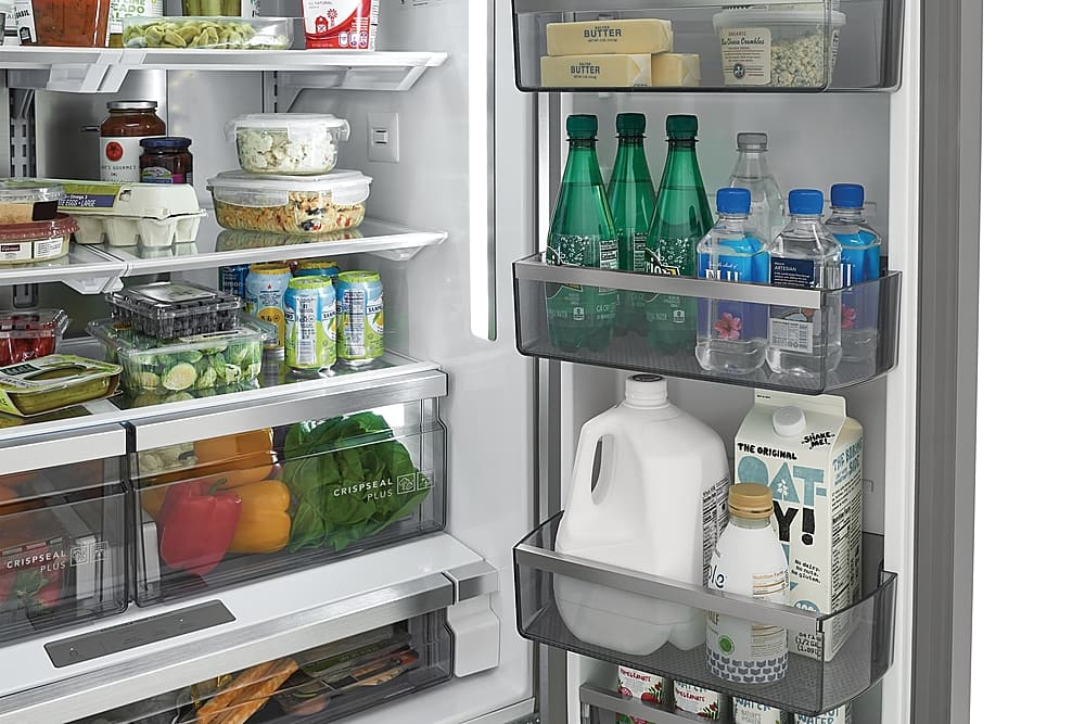 Frigidaire - Professional 36 in. Wide 27.8 Cu. Ft. French Door Refrigerator with CrispSeal Technology - Smudge Proof Stainless Steel