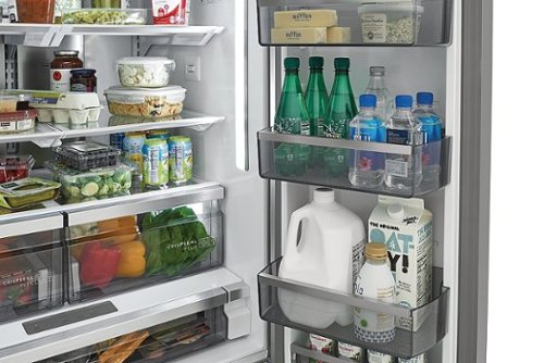 Frigidaire - Professional 36 in. Wide 27.8 Cu. Ft. French Door Refrigerator with CrispSeal Technology - Smudge Proof Stainless Steel
