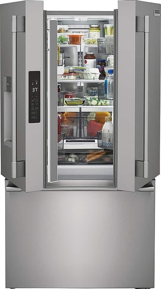 Frigidaire - Professional 36 in. Wide 27.8 Cu. Ft. French Door Refrigerator with CrispSeal Technology - Smudge Proof Stainless Steel
