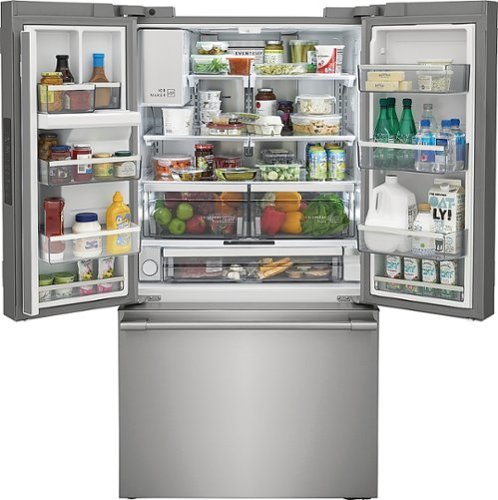 Frigidaire - Professional 36 in. Wide 27.8 Cu. Ft. French Door Refrigerator with CrispSeal Technology - Smudge Proof Stainless Steel