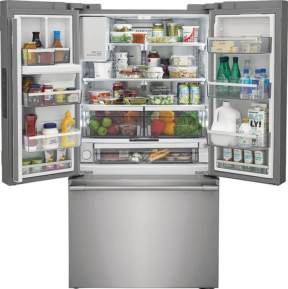 Frigidaire - Professional 36 in. Wide 27.8 Cu. Ft. French Door Refrigerator with CrispSeal Technology - Smudge Proof Stainless Steel