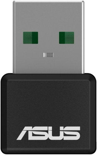 ASUS - USB-AX56 Nano AX1800 Dual-Band Wi-Fi 6 USB Network Adapter - Black