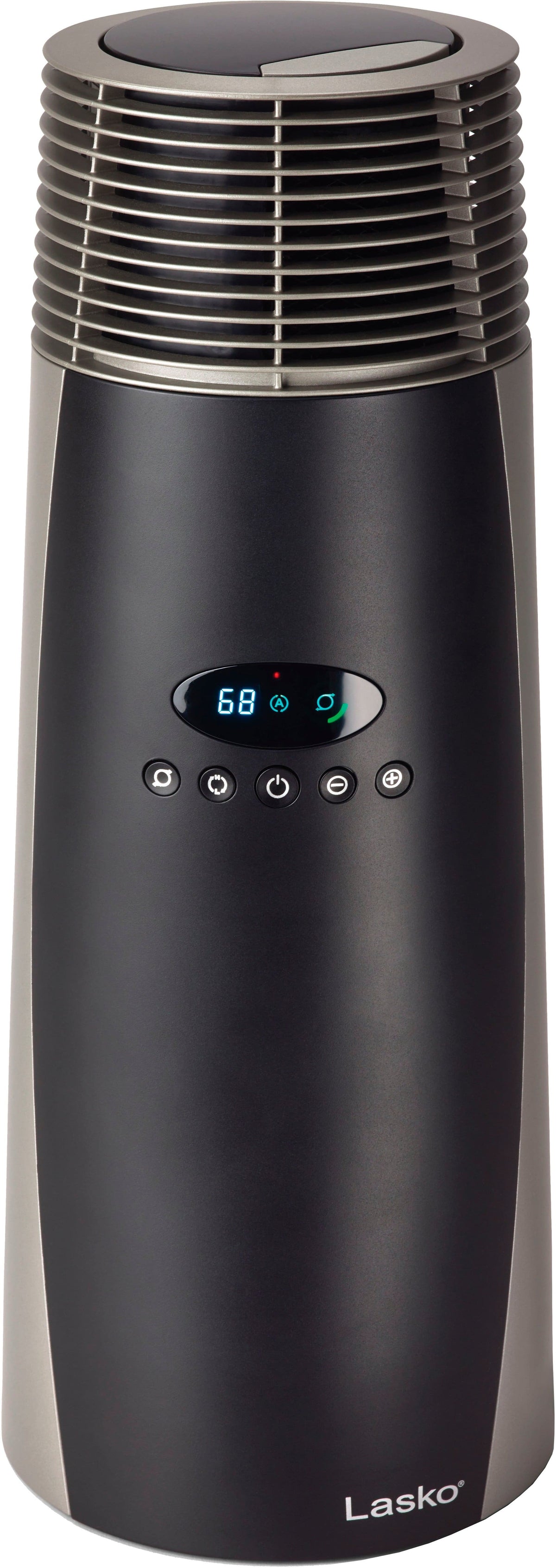 Lasko - 1500-Watt Full-Circle Warmth Ceramic Tower Space Heater with Remote Control, CT22360 - Black