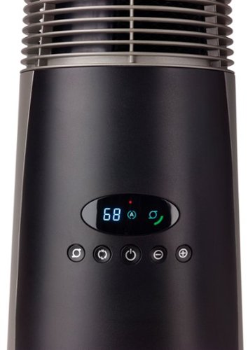 Lasko - 1500-Watt Full-Circle Warmth Ceramic Tower Space Heater with Remote Control, CT22360 - Black