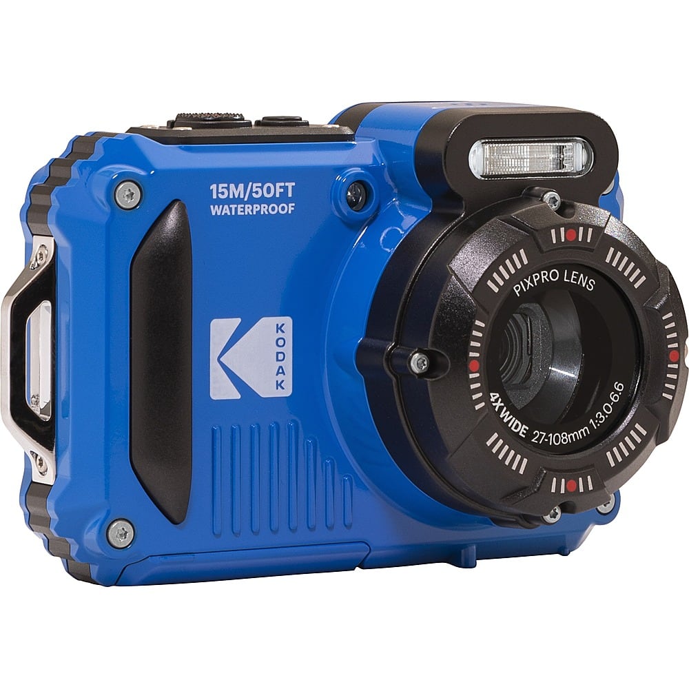 Kodak - PIXPRO WPZ2 16.0-Megapixel Waterproof Compact Camera - Electric Blue