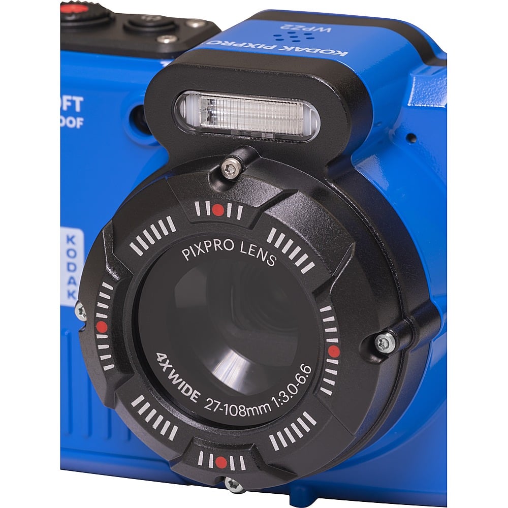 Kodak - PIXPRO WPZ2 16.0-Megapixel Waterproof Compact Camera - Electric Blue
