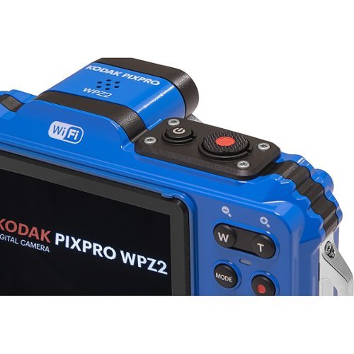 Kodak - PIXPRO WPZ2 16.0-Megapixel Waterproof Compact Camera - Electric Blue