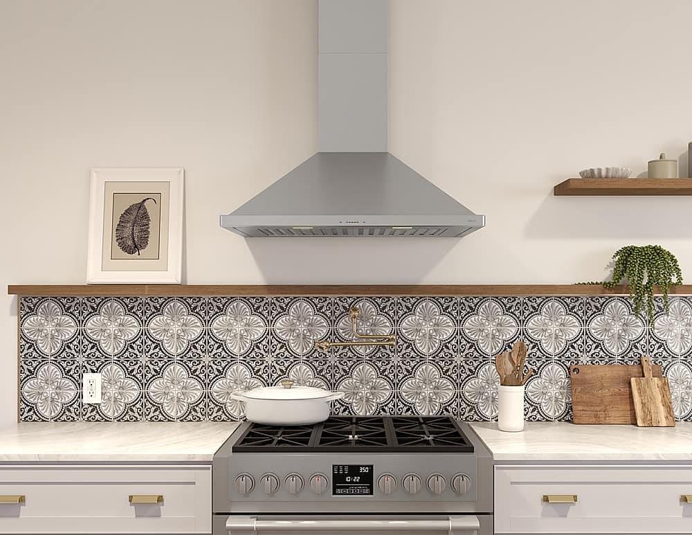 Zephyr - 30 inches - Externally Vented - Wall Range Hood - Stainless Steel