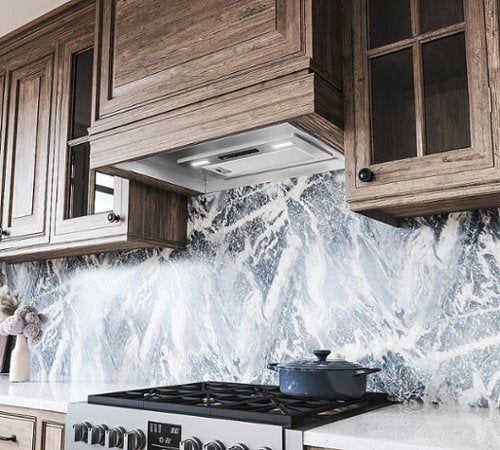 Zephyr - 21 inches - Externally Vented - Range Hood Insert - Stainless Steel