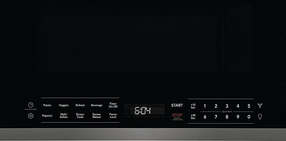 Frigidaire - Gallery 1.9 Cu. Ft. Over-The-Range Microwave with Sensor Cooking - Black