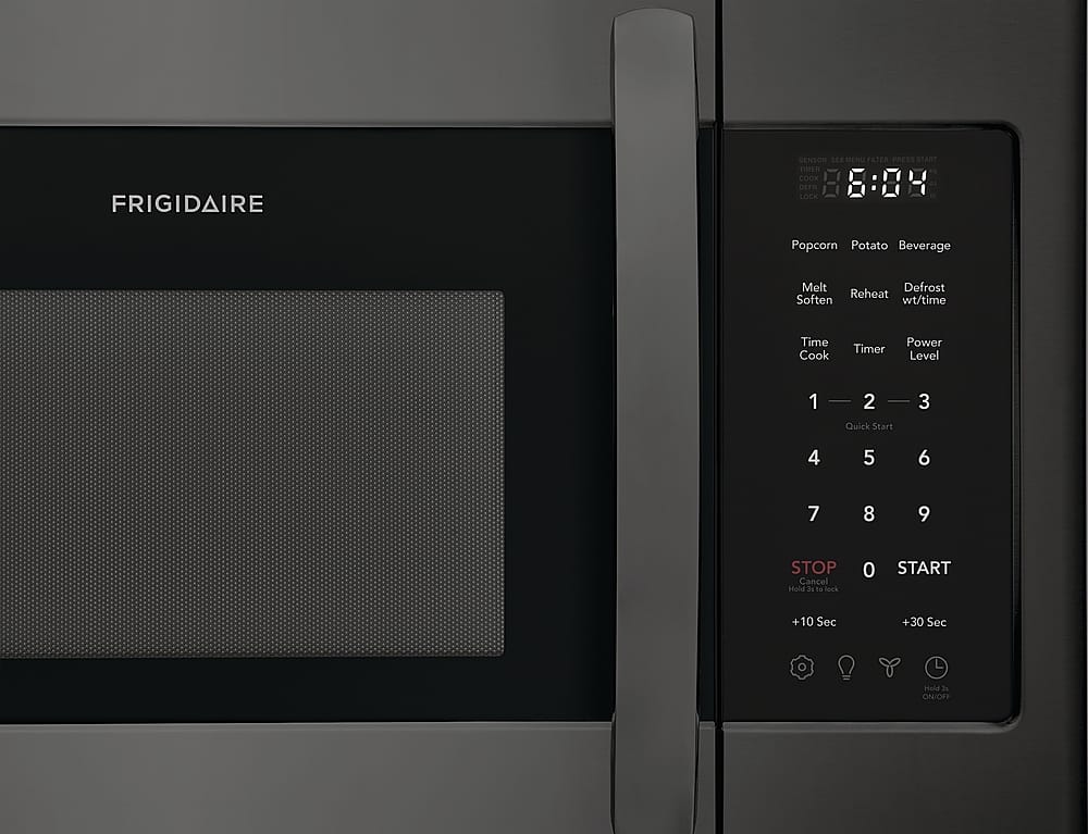Frigidaire - 1.8 Cu. Ft. Over-The-Range Microwave with PureAir Filter - Black