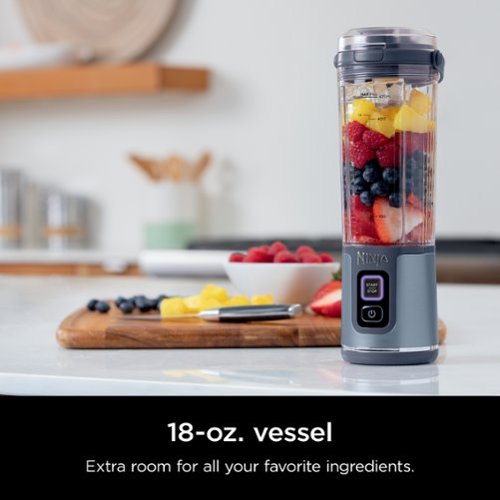 Ninja - Blast 18 oz. Portable Blender - Denim Blue