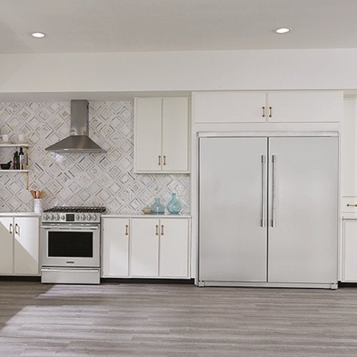 75” Dual Trim Kit for Select Frigidaire Professional Single-Door Refrigerators and Freezers, Flat Design - Stainless Steel