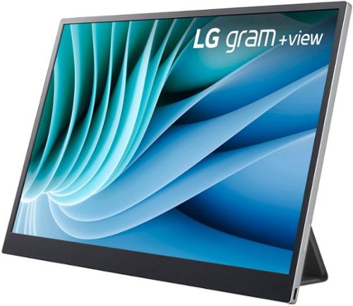 LG - gram +view 16” IPS LED 60Hz Portable Monitor (USB Type-C) - Silver