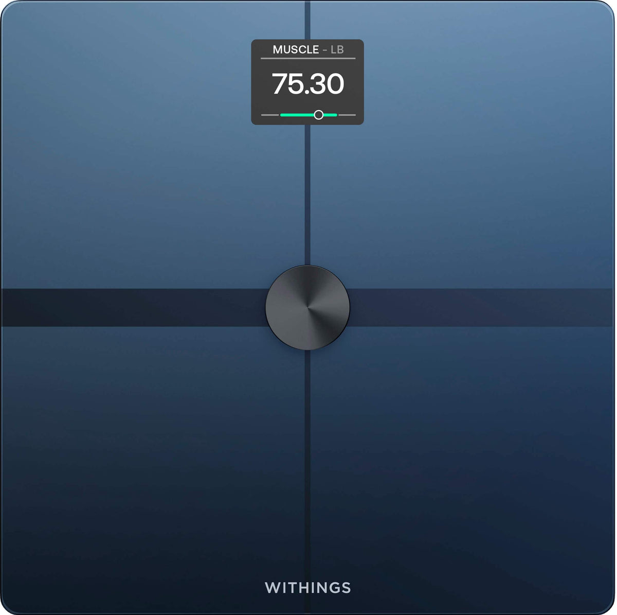 Withings - Body Smart Advanced Body Composition Smart Wi-Fi Scale - Black