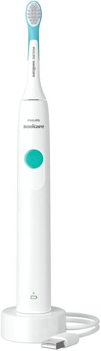 Philips Sonicare - Sonicare for Kids Design a Pet Edition Electric Toothbrush - White With Aqua Blue Button