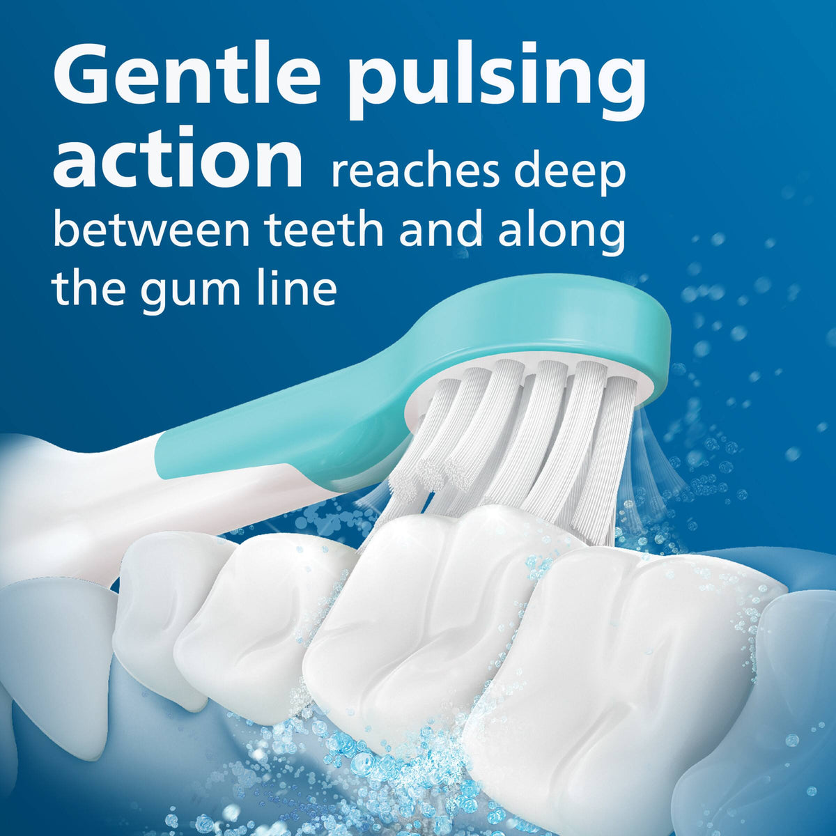 Philips Sonicare - Sonicare for Kids Design a Pet Edition Electric Toothbrush - White With Aqua Blue Button
