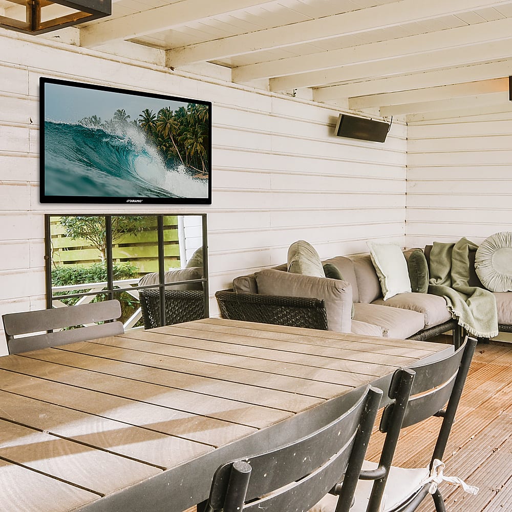 DuraPro - 43" Class Partial Sun Smart Series LED 4K UHD webOS Impact-Resistant Waterproof Smart Outdoor TV with Mount (2025)