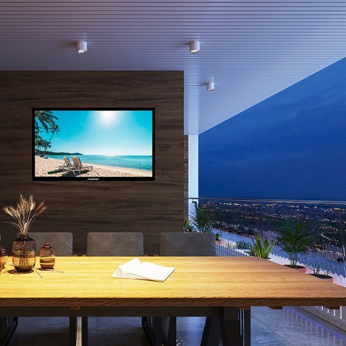 DuraPro - 43" Class Partial Sun Smart Series LED 4K UHD webOS Impact-Resistant Waterproof Smart Outdoor TV with Mount (2025)