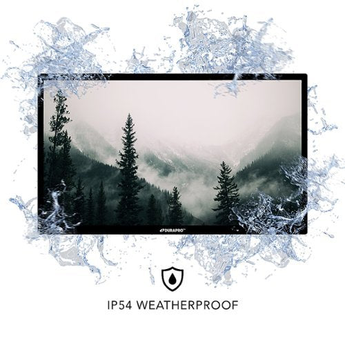 DuraPro - 43" Class Partial Sun Smart Series LED 4K UHD webOS Impact-Resistant Waterproof Smart Outdoor TV with Mount (2025)
