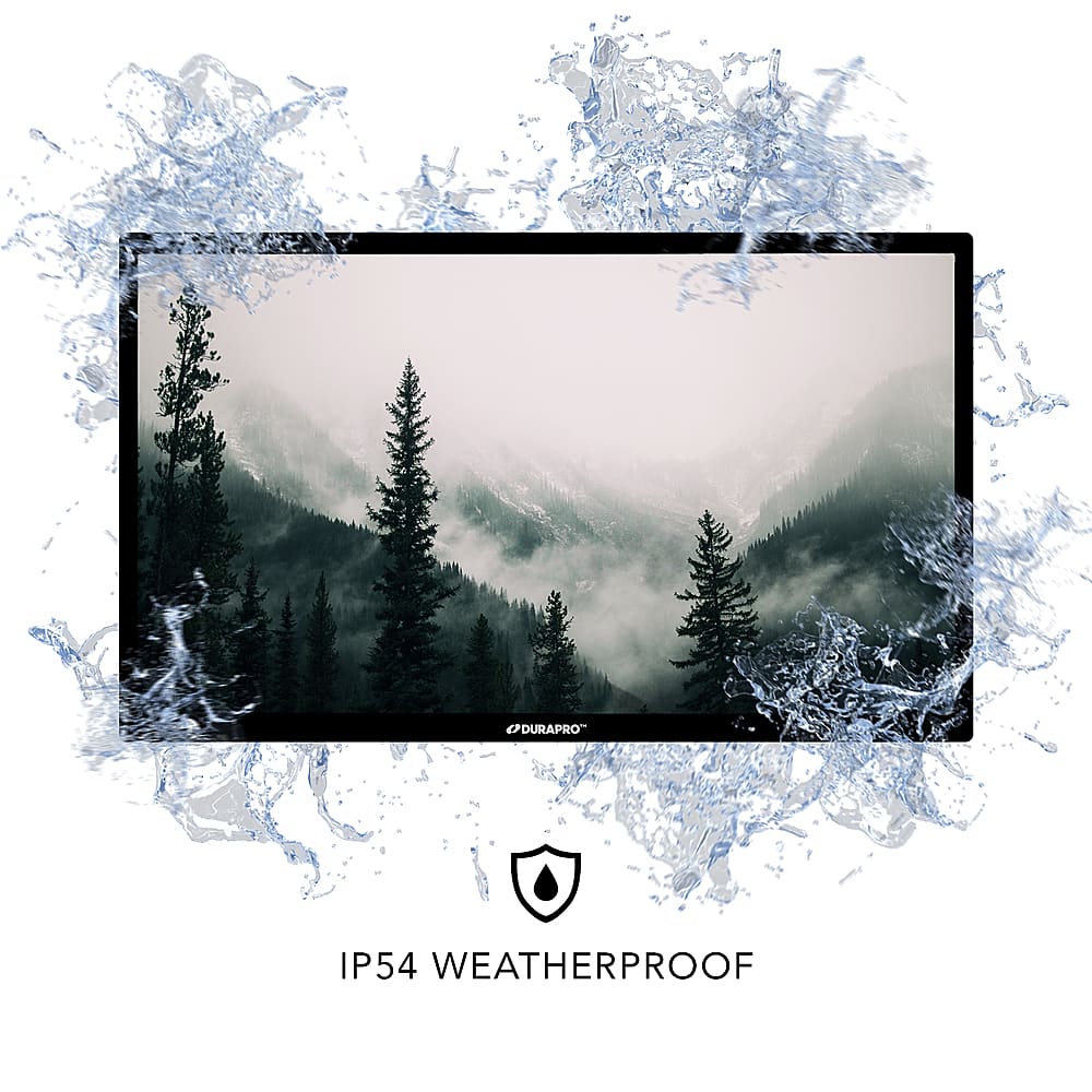 DuraPro - 43" Class Partial Sun Smart Series LED 4K UHD webOS Impact-Resistant Waterproof Smart Outdoor TV with Mount (2025)