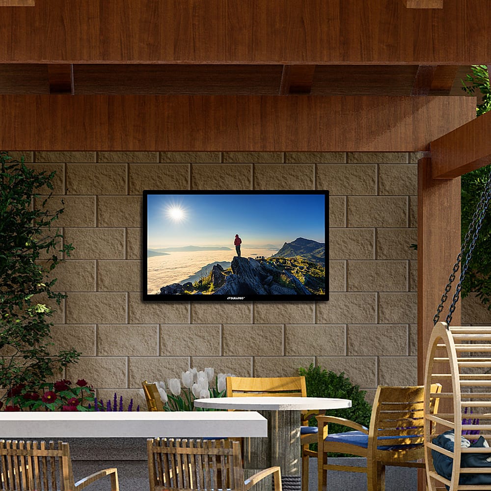DuraPro - 43" Class Partial Sun Series LED 4K UHD Impact-Resistant Waterproof Outdoor TV with Mount (2025)