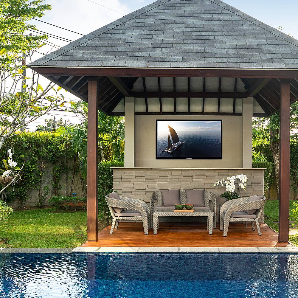 DuraPro - 43" Class Partial Sun Series LED 4K UHD Impact-Resistant Waterproof Outdoor TV with Mount (2025)