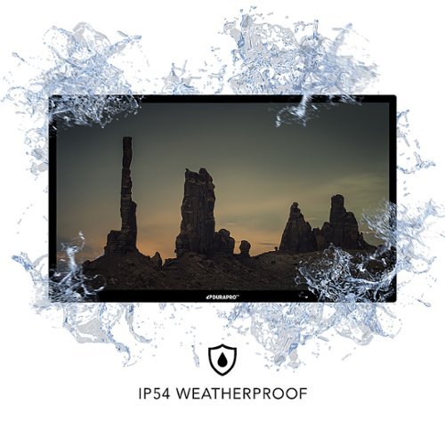 DuraPro - 43" Class Partial Sun Series LED 4K UHD Impact-Resistant Waterproof Outdoor TV with Mount (2025)