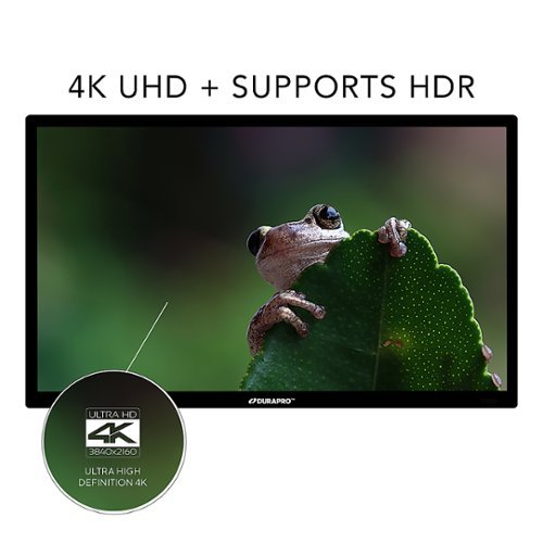 DuraPro - 43" Class Partial Sun Series LED 4K UHD Impact-Resistant Waterproof Outdoor TV with Mount (2025)