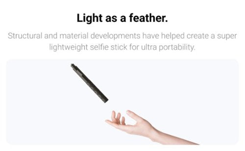 Insta360 - 114cm Invisible Selfie Stick - Black