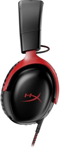 HyperX - Cloud III Wired Gaming Headset for PC, PS5, PS4, Xbox Series X|S, Xbox One, Nintendo Switch, and Mobile - Black/Red
