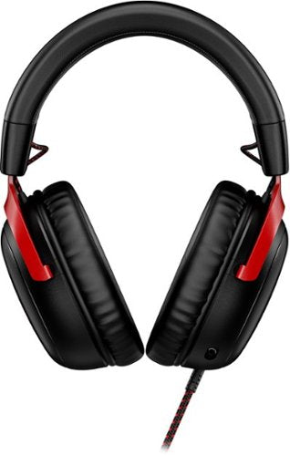 HyperX - Cloud III Wired Gaming Headset for PC, PS5, PS4, Xbox Series X|S, Xbox One, Nintendo Switch, and Mobile - Black/Red