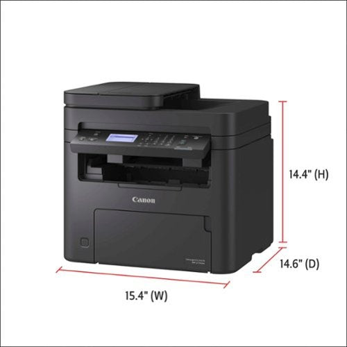 Canon - imageCLASS MF273dw Wireless Black-and-White All-In-One Laser Printer - Black