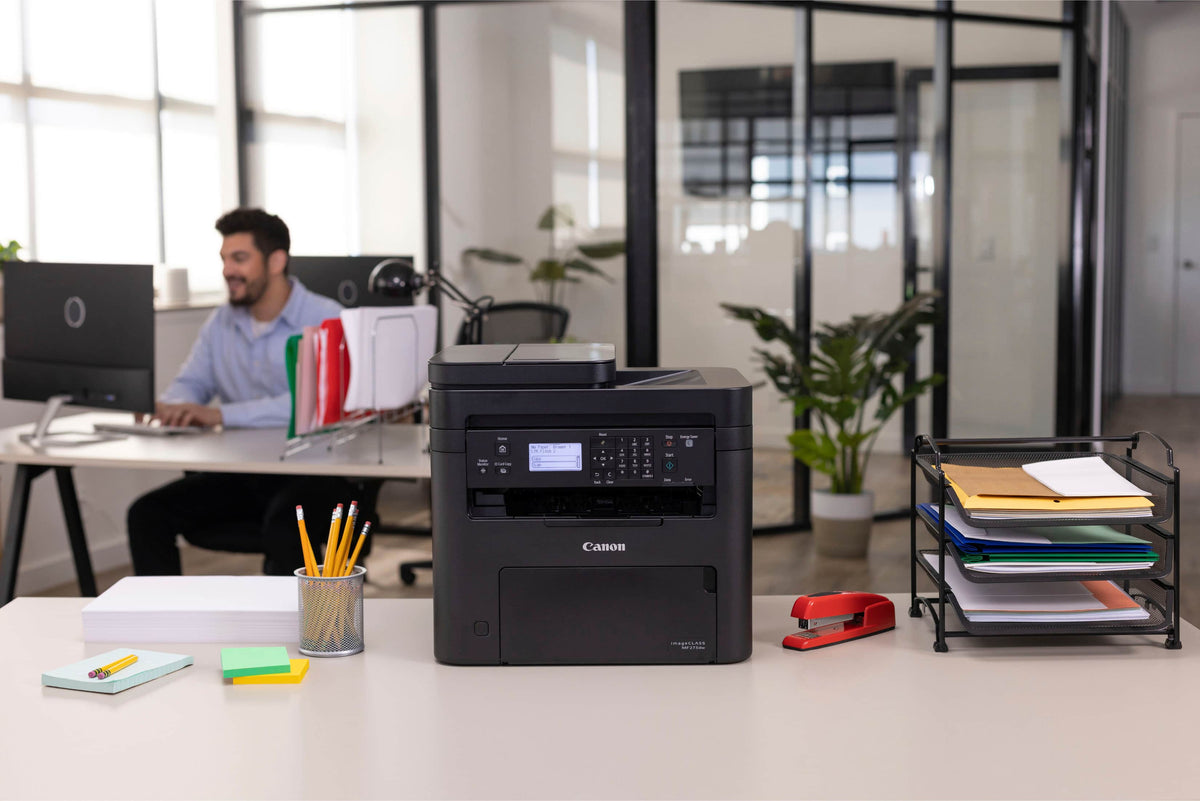 Canon - imageCLASS MF273dw Wireless Black-and-White All-In-One Laser Printer - Black