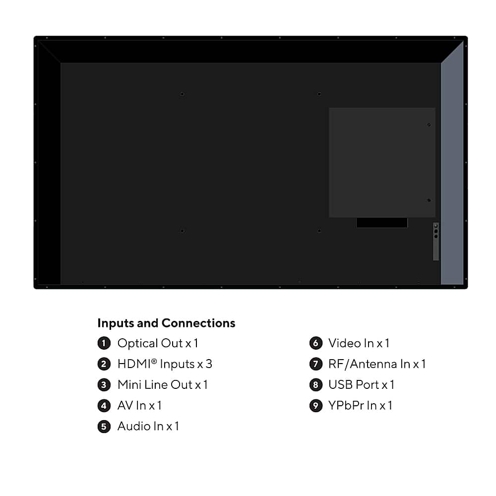 DuraPro - 55" Partial Sun Smart Series 4K UHD webOS Impact-Resistant IP55 Waterproof Smart Outdoor TV with Mount (2025)
