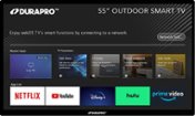 DuraPro - 55" Partial Sun Smart Series 4K UHD webOS Impact-Resistant IP55 Waterproof Smart Outdoor TV with Mount (2025)