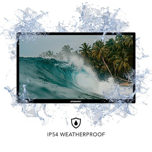 DuraPro - 55" Partial Sun Smart Series 4K UHD webOS Impact-Resistant IP55 Waterproof Smart Outdoor TV with Mount (2025)