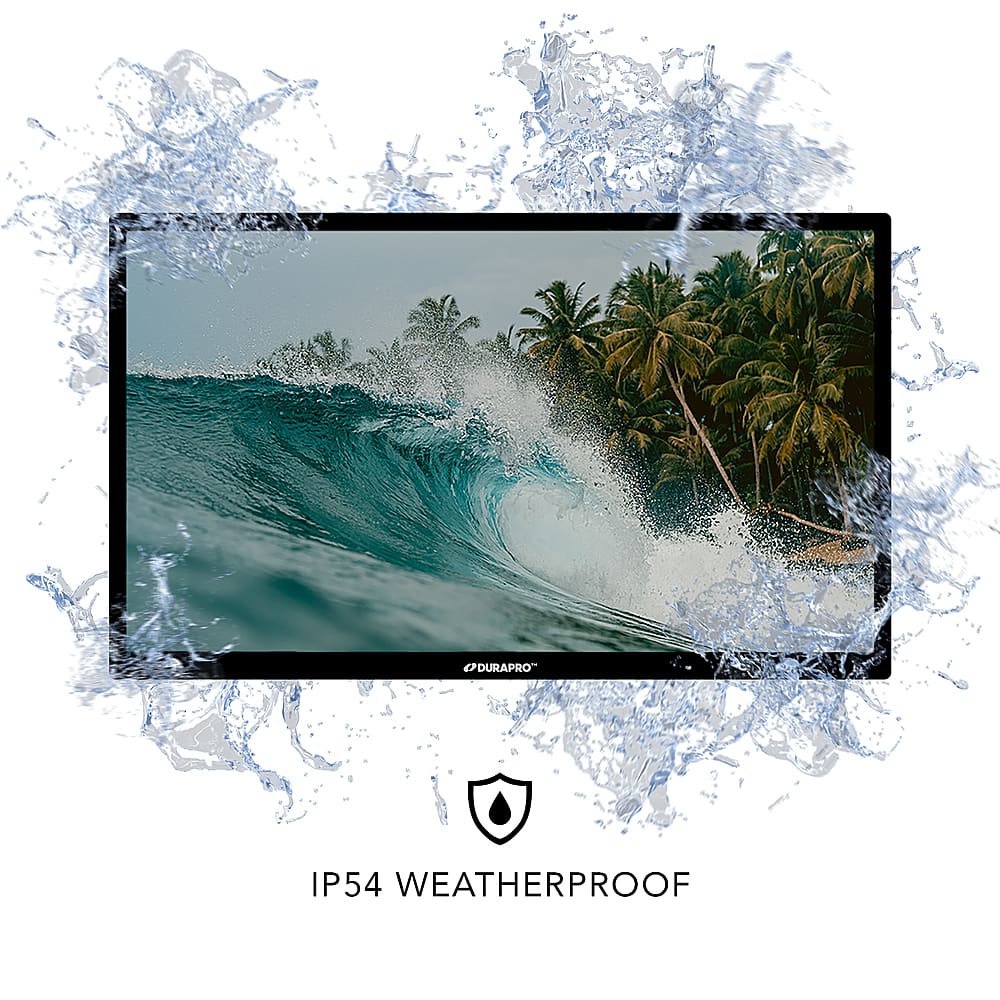 DuraPro - 55" Partial Sun Smart Series 4K UHD webOS Impact-Resistant IP55 Waterproof Smart Outdoor TV with Mount (2025)