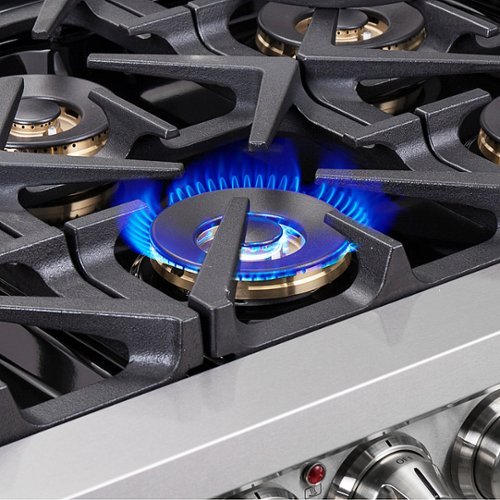 Forno Appliances - 36 in. Wide 6 Burner Capriasca 5.36 Cu. Ft. Freestanding Dual Fuel Range with French Doors and Convection Oven - Stainless Steel