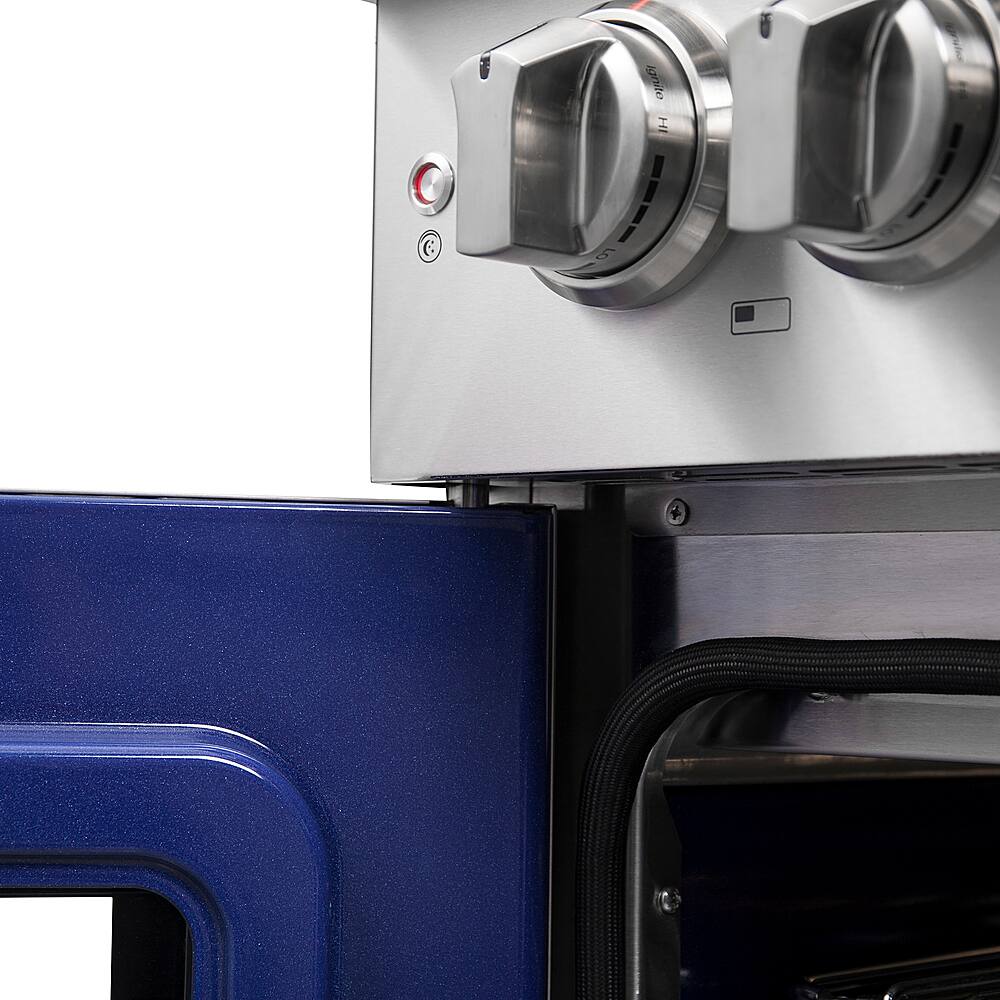 Forno Appliances - 36 in. Wide 6 Burner Capriasca 5.36 Cu. Ft. Freestanding Dual Fuel Range with French Doors and Convection Oven - Stainless Steel